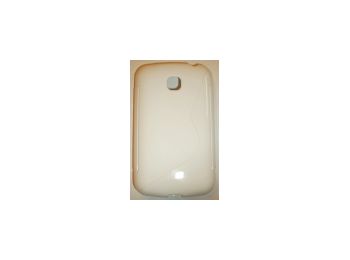 Telone LG E430 Optimus L3 2 szilikon tok fehér S-Line*