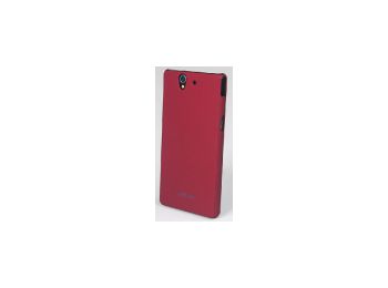 Jekod Super Cool hátlaptok kijelzővédő fóliával Sony C6603 (L36) Xperia Z-hez piros*
