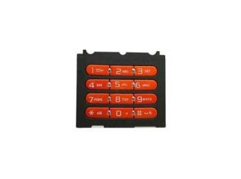 Sony Ericsson W580 alsó billentyűzet fekete-narancs*