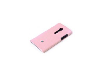 Rock Jewel hatszög mintás műanyag hátlaptok Sony LT28 Xperia Ion-hoz rózsaszín*
