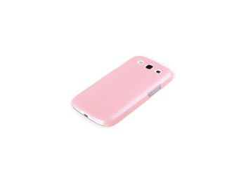 Rock Jewel hatszög mintás műanyag hátlaptok Samsung i9300, i9301, i9305 Galaxy S3-hoz rózsaszín*