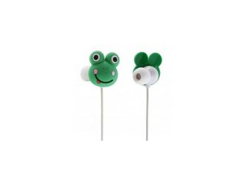 KitSound Frog vezetékes sztereo fülhallgató (3, 5mm jack csatlakozós)*