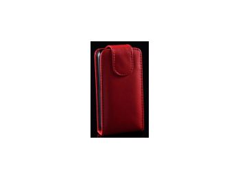 Telone Sony LT30 Xperia T lefelé nyíló bőrbevonatos exclusive fliptok piros*
