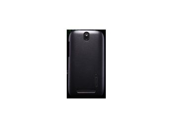 Nillkin Multi-color fényes műanyag hátlaptok kijelzővédő fóliával HTC One ST-hez fekete*