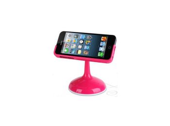 Nillkin Rotating Color 360°-ban elforgatható tapadókorongos autós tartó Apple iPhone 5, 5S pink*