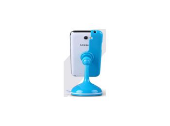 Nillkin Rotating Color 360°-ban elforgatható tapadókorongos autós tartó Samsung N7100 Galaxy Note 2-höz kék*