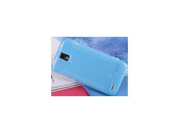 Nillkin Rainbow szilikon tok kijelzővédő fóliával Huawei U9500 Ascend D1-hez kék*