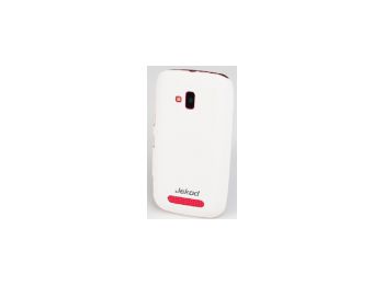 Jekod Super Cool hátlaptok kijelzővédő fóliával Nokia Lumia 610-hez fehér*