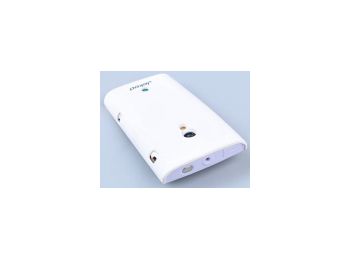 Jekod Super Cool hátlaptok kijelzővédő fóliával Sony Ericsson Xperia X10-hez fehér*