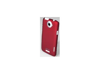 Jekod Super Cool hátlaptok kijelzővédő fóliával HTC One X-hez piros*