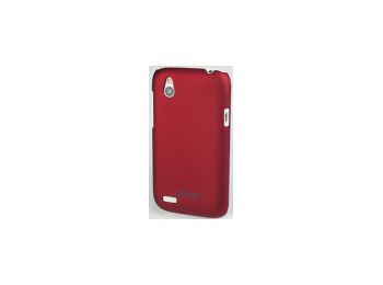 Jekod Super Cool hátlaptok kijelzővédő fóliával HTC Desire V-hez piros*