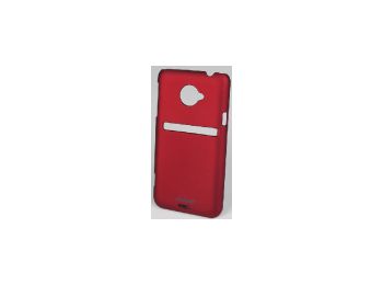 Jekod Super Cool műanyag hátlaptok kijelzővédő fóliával HTC Evo 4G LTE-hez piros*
