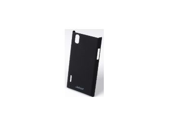 Jekod Super Cool hátlaptok kijelzővédő fóliával LG P940 Prada 3.0-hoz fekete*