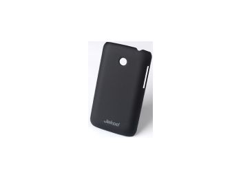 Jekod Super Cool hátlaptok kijelzővédő fóliával LG E510 Optimus Hub-hoz fekete*