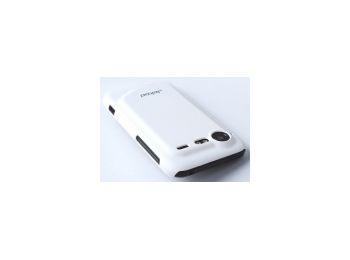 Jekod Super Cool hátlaptok kijelzővédő fóliával HTC Incredible S-hez fehér*