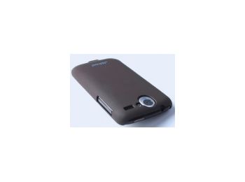 Jekod Super Cool hátlaptok kijelzővédő fóliával HTC G7 Desire-höz barna*