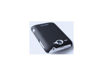 Jekod Super Cool hátlaptok kijelzővédő fóliával HTC G8 Wildfire-höz fekete*