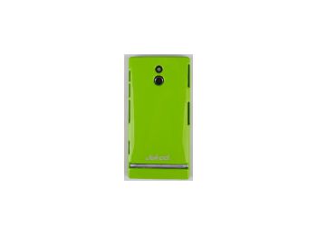 Jekod Shiny hátlaptok kijelzővédő fóliával Sony LT22 Xperia P-hez zöld*