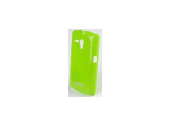 Jekod Shiny fényes műanyag hátlaptok kijelzővédő fóliával Sony MT25 Xperia Neo L-hez zöld*