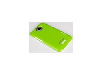 Jekod Shiny hátlaptok kijelzővédő fóliával HTC One X-hez zöld*