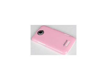 Jekod Shiny hátlaptok kijelzővédő fóliával HTC One X-hez rózsaszín*