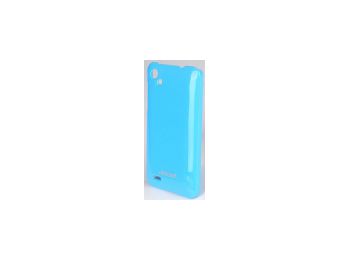 Jekod Shiny hátlaptok kijelzővédő fóliával HTC One SC-hez kék*