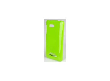 Jekod Shiny hátlaptok kijelzővédő fóliával HTC One SU-hoz zöld*