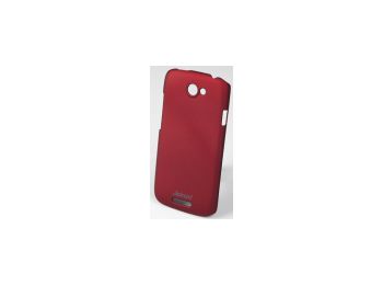 Jekod Super Cool hátlaptok kijelzővédő fóliával HTC One S-hez piros*