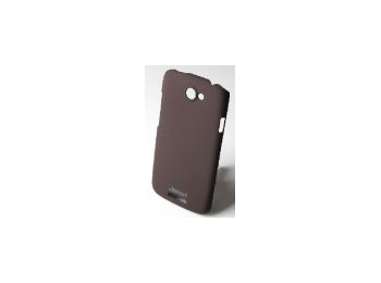 Jekod Super Cool hátlaptok kijelzővédő fóliával HTC One S-hez barna*