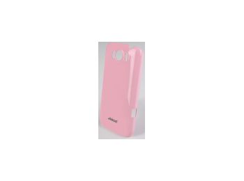 Jekod Shiny hátlaptok kijelzővédő fóliával HTC Sensation XL-hez rózsaszín*