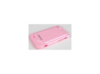 Jekod Shiny hátlaptok kijelzővédő fóliával HTC Incredible S-hez rózsaszín*