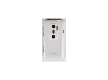 Jekod Shiny hátlaptok kijelzővédő fóliával HTC Evo 3D-hez fehér*
